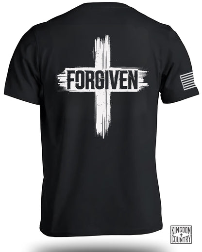 Forgiven Graphic Back Print Black T-Shirt product type