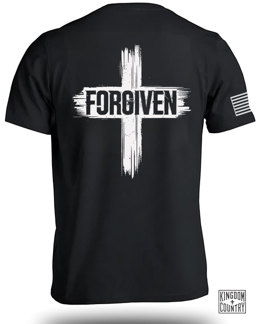 Forgiven Graphic Back Print Black T-Shirt product type
