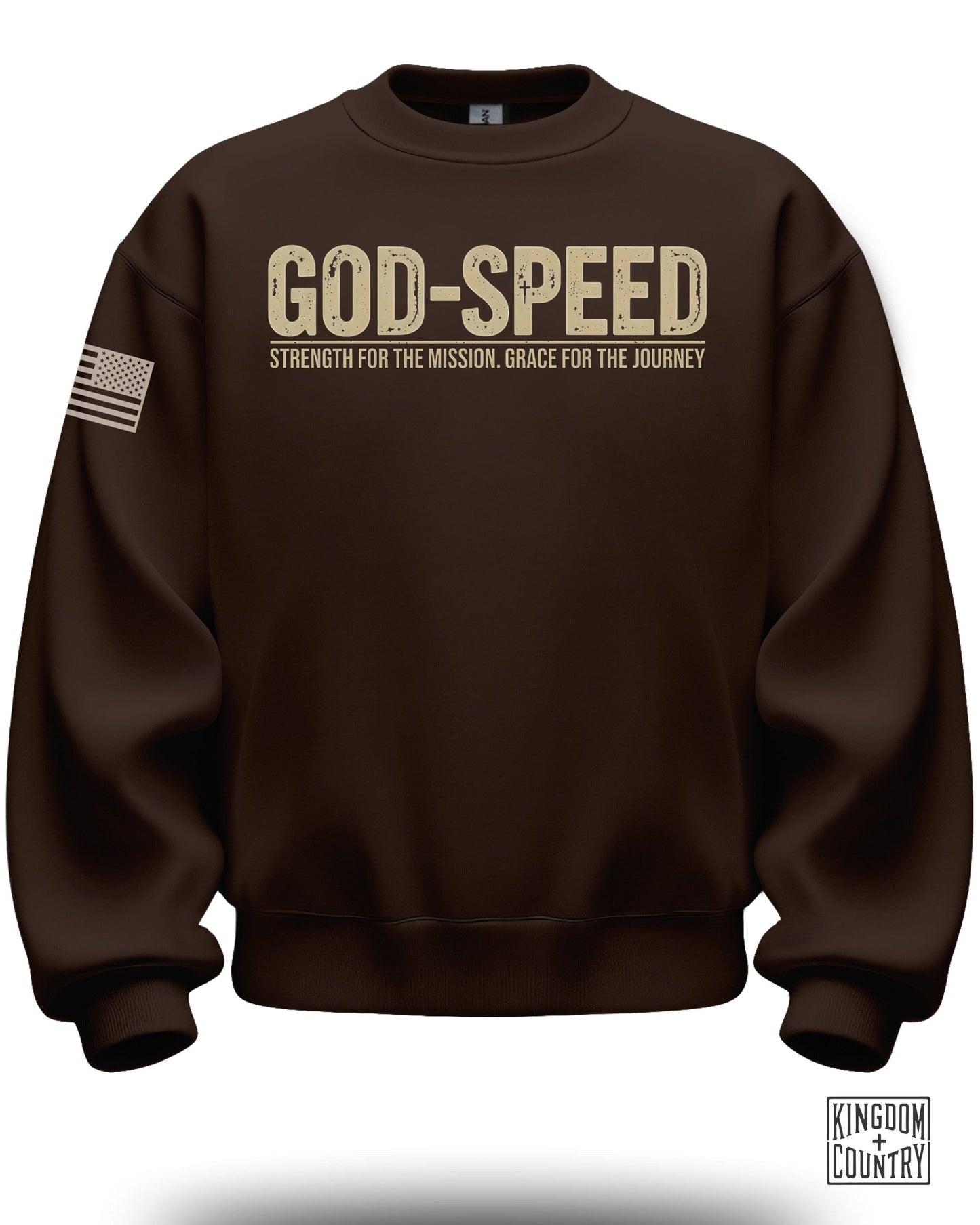 GOD-SPEED Strength for the Mission Grace Sweatshirt