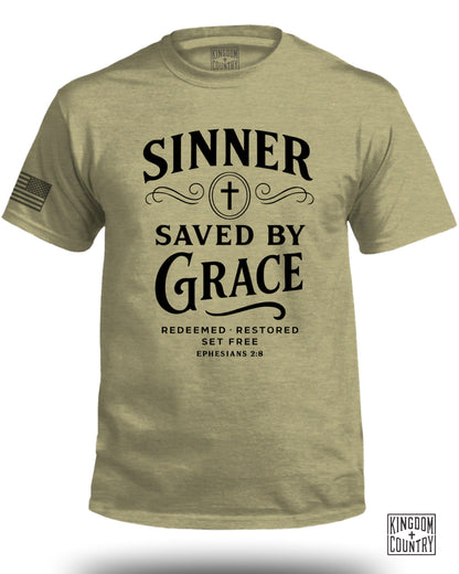 Sinner Saved By Grace Redeemed Restored Set Free product type