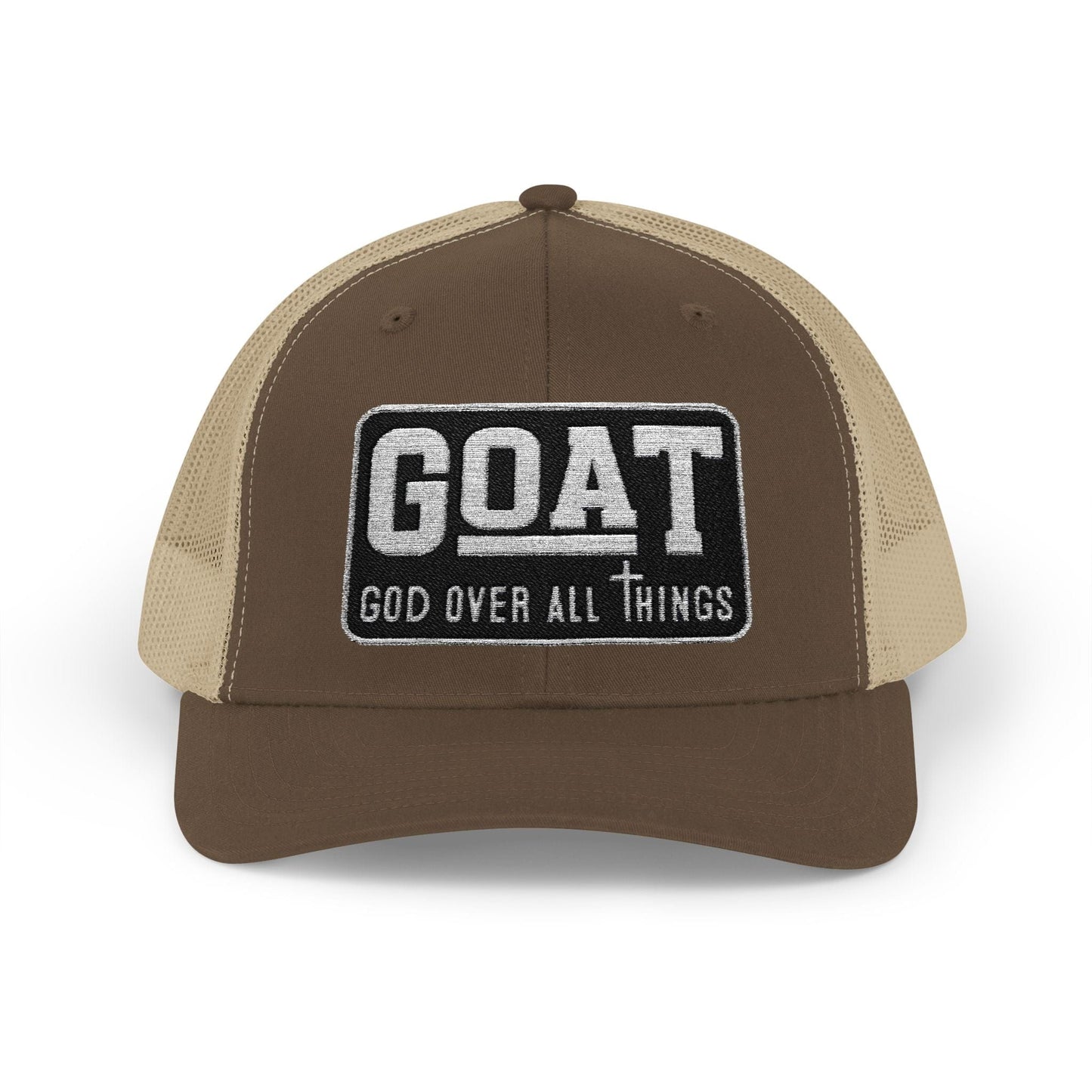GOAT-God Over All Things Snapback Trucker Cap