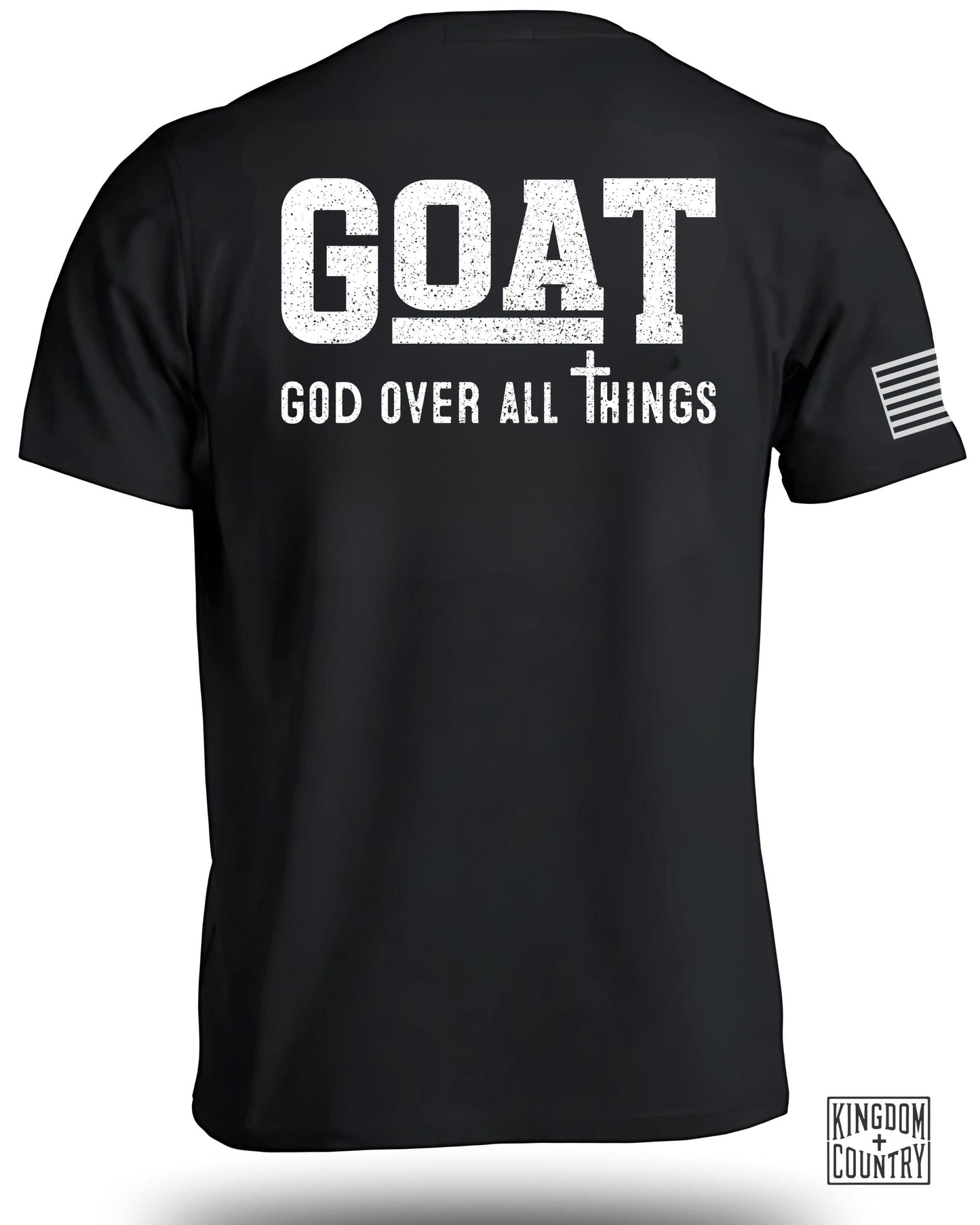 GOAT God Over All Things Design Black T-shirt product