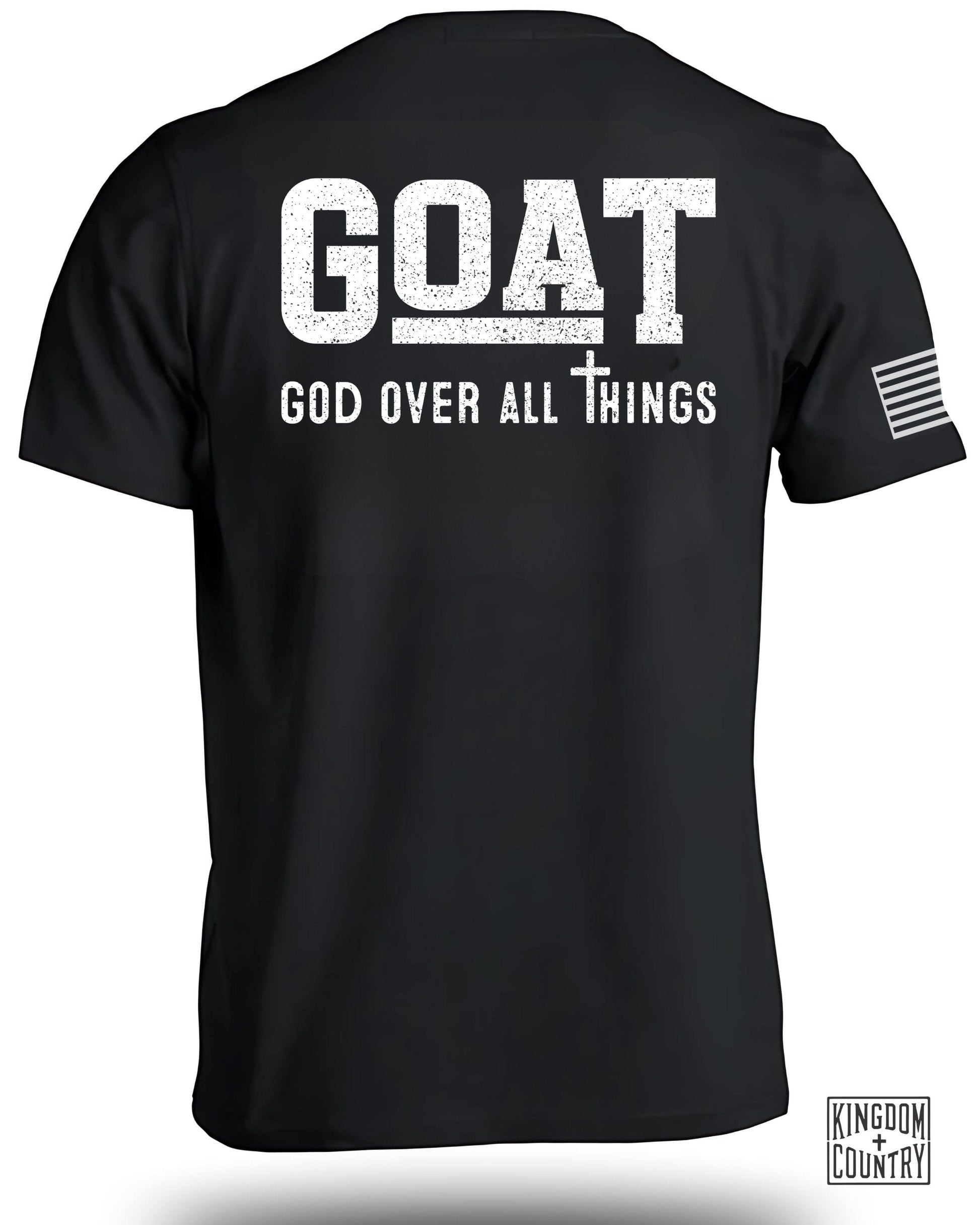 GOAT God Over All Things Design Black T-shirt product