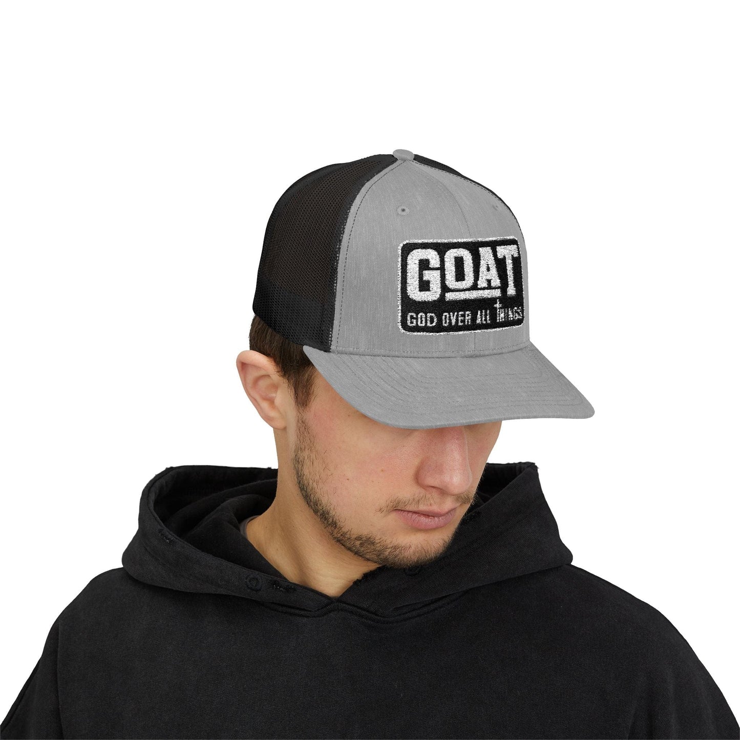 GOAT-God Over All Things Snapback Trucker Cap