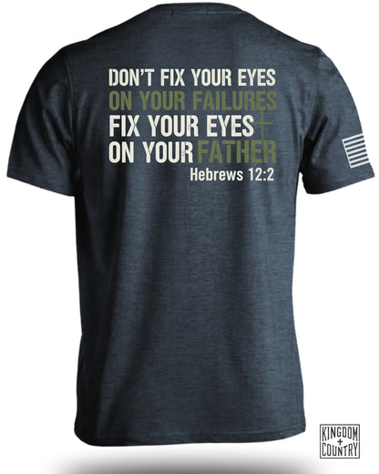 Motivational Hebrews 12:2 Graphic T-Shirt product
