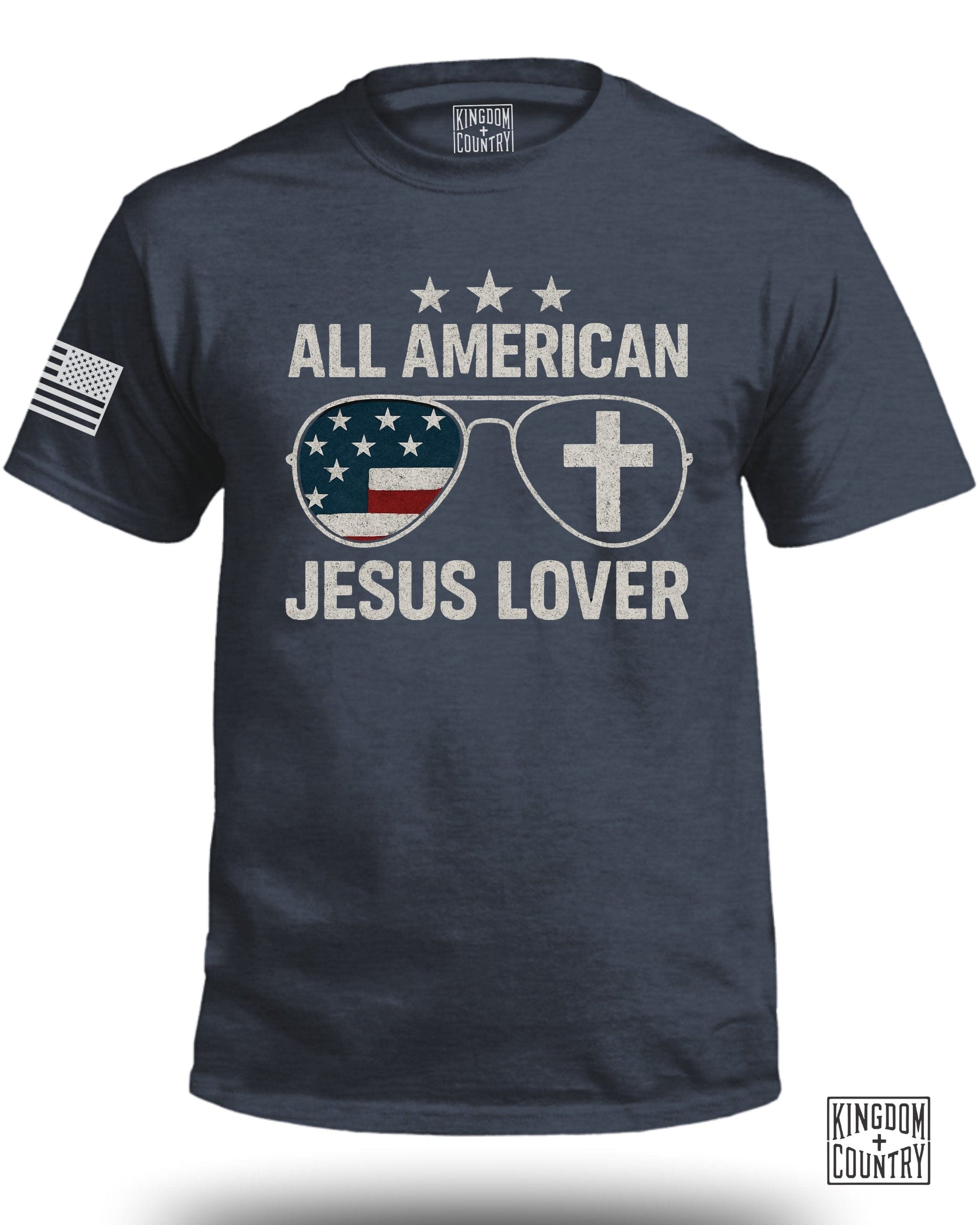 All American Jesus Lover Graphic T-Shirt product