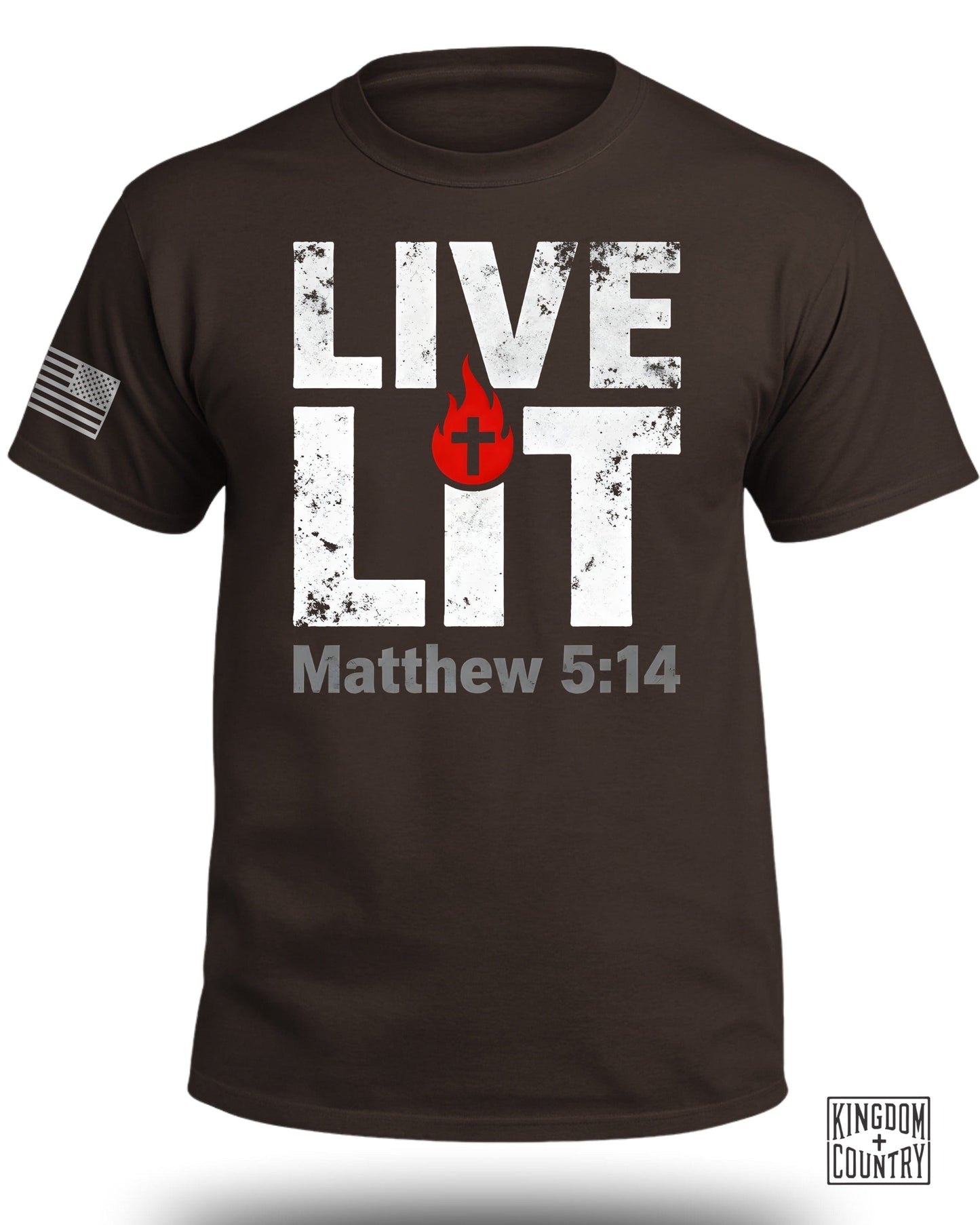 LIVE LIT Matthew 5 14 T-shirt product type