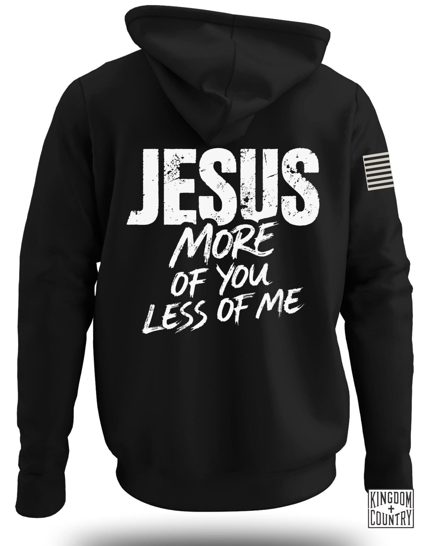 JESUS More of You Less of Me Graphic Hoodie