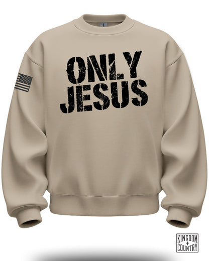 ONLY JESUS Sweatshirt with Flag Print Fashions