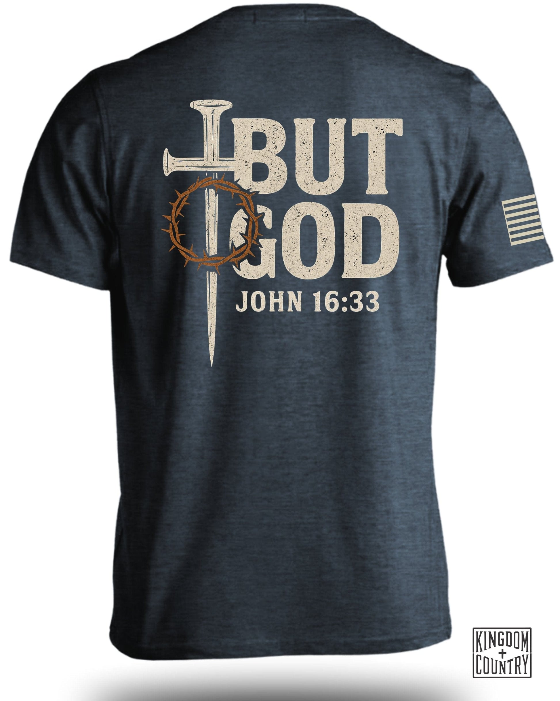 Inspirational John 16:33 But God T-shirt product type
