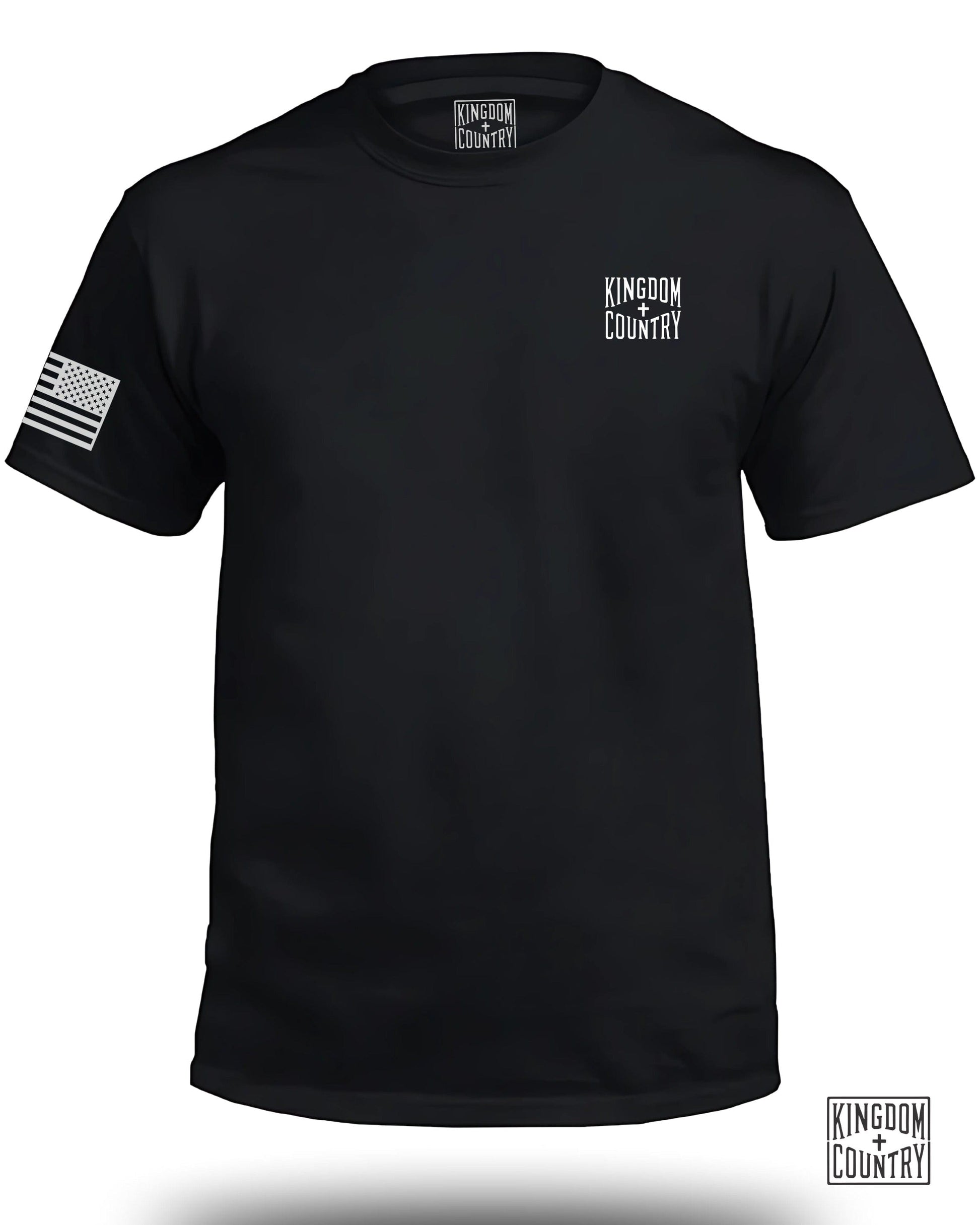 Kingdom Country American Flag Sleeve T-Shirt product
