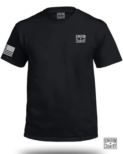 Kingdom Country American Flag Sleeve T-Shirt product