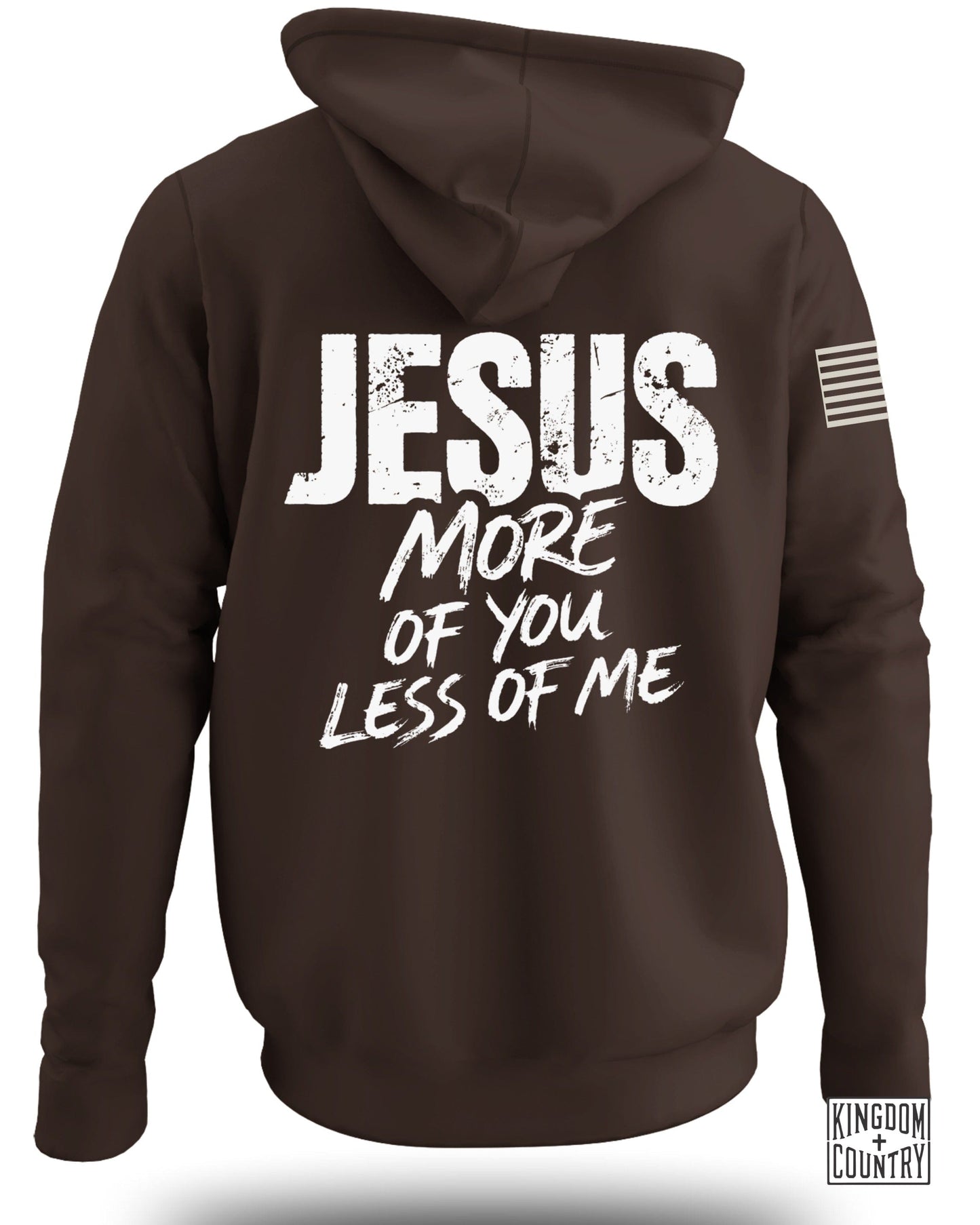 JESUS MORE OF YOU LESS OF ME Inspirational Hoodie