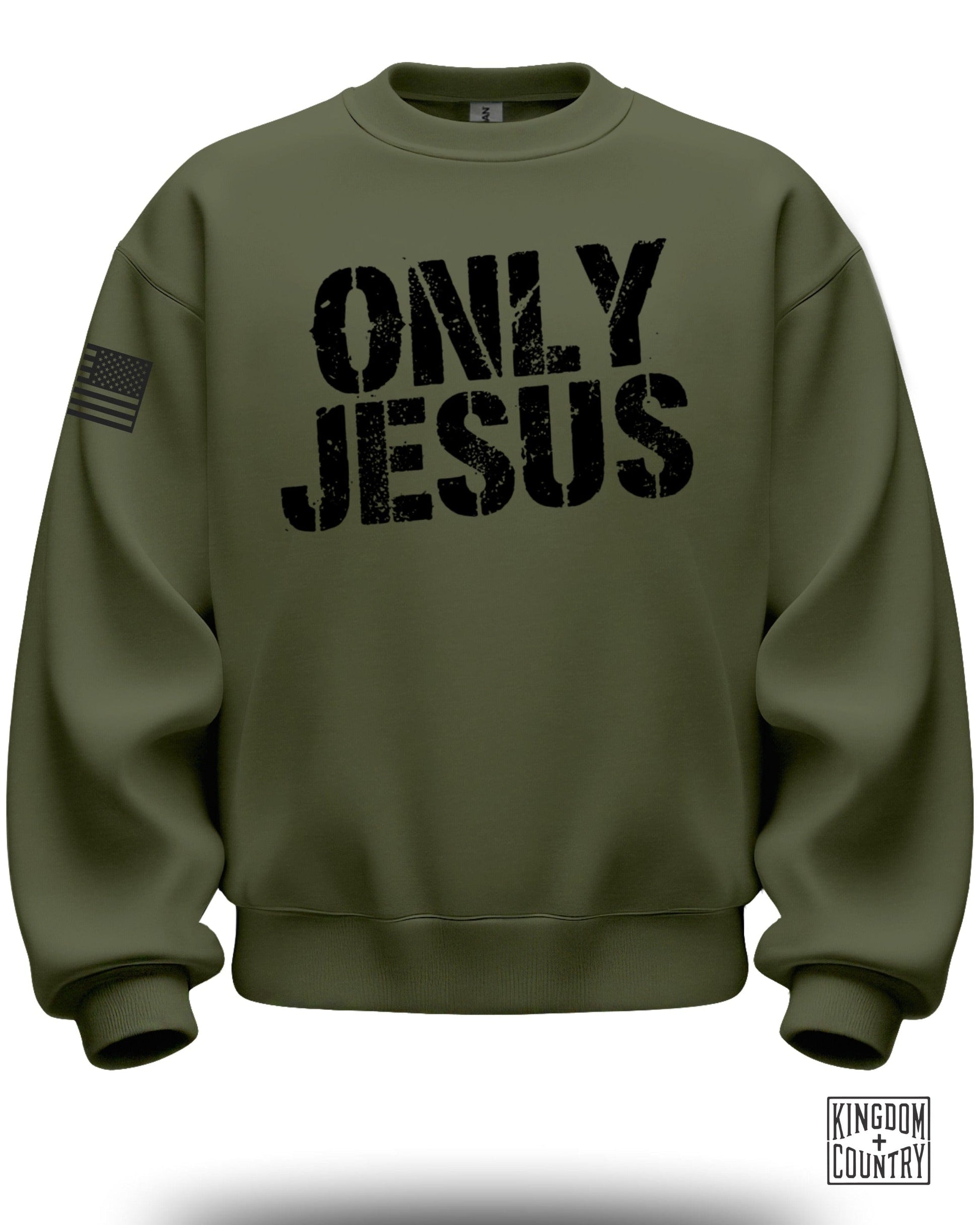 Only Jesus Christian Sweatshirt for Believers