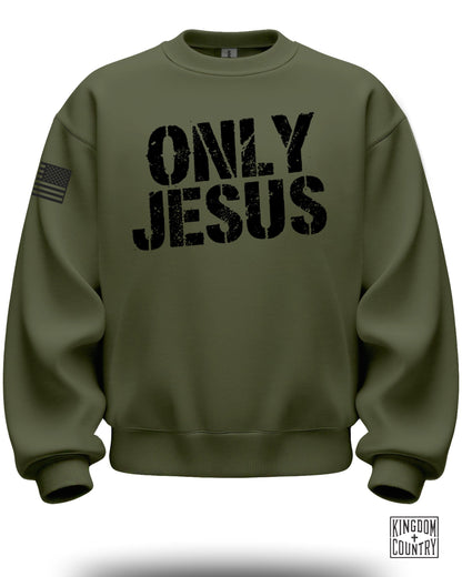 Only Jesus Christian Sweatshirt for Believers