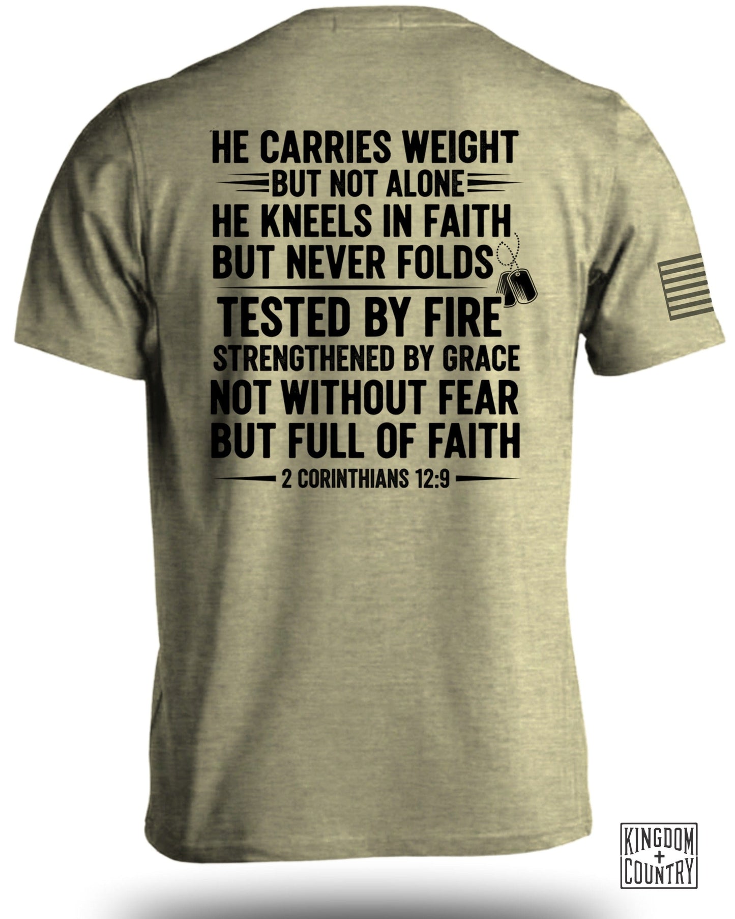 He Carries Weight Christian Faith T-shirt product type