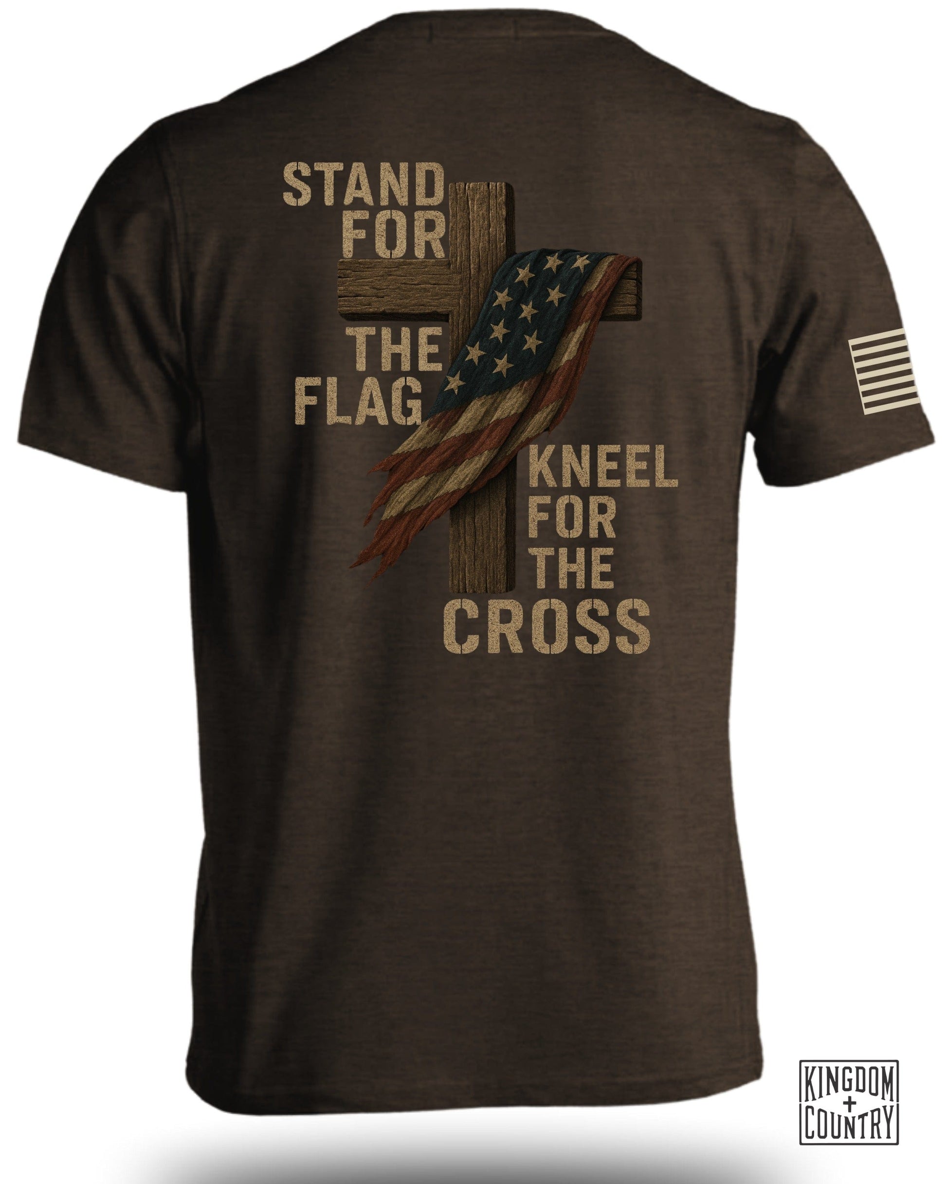 Stand For The Flag Kneel For The Cross T-shirt product type
