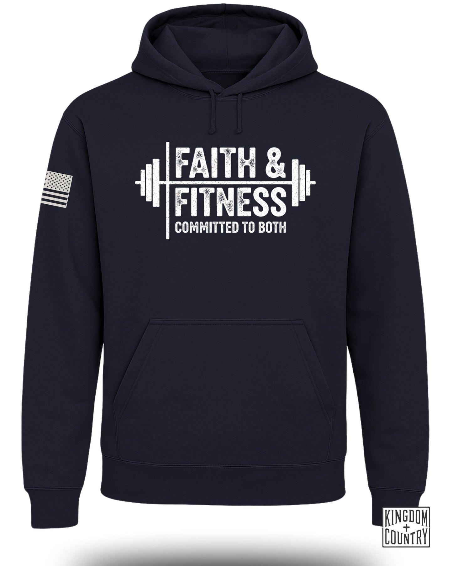Faith and Fitness Committed to Both Hoodie