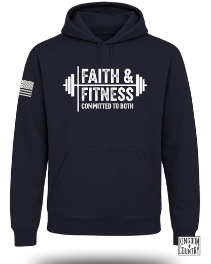 Faith and Fitness Committed to Both Hoodie