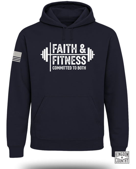 Faith and Fitness Committed to Both Hoodie