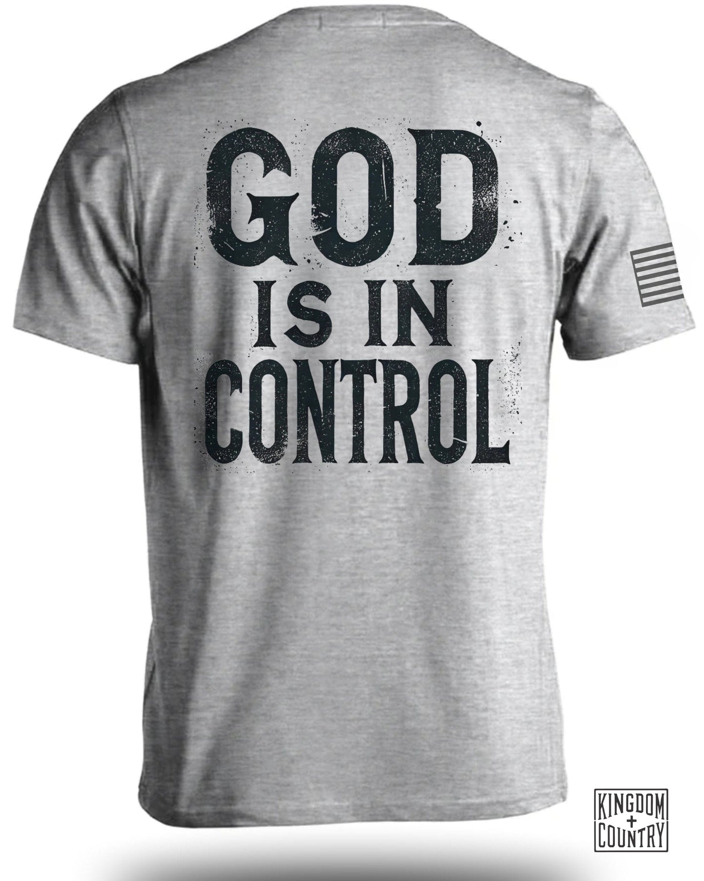 GOD IS IN CONTROL Print T Shirt product type