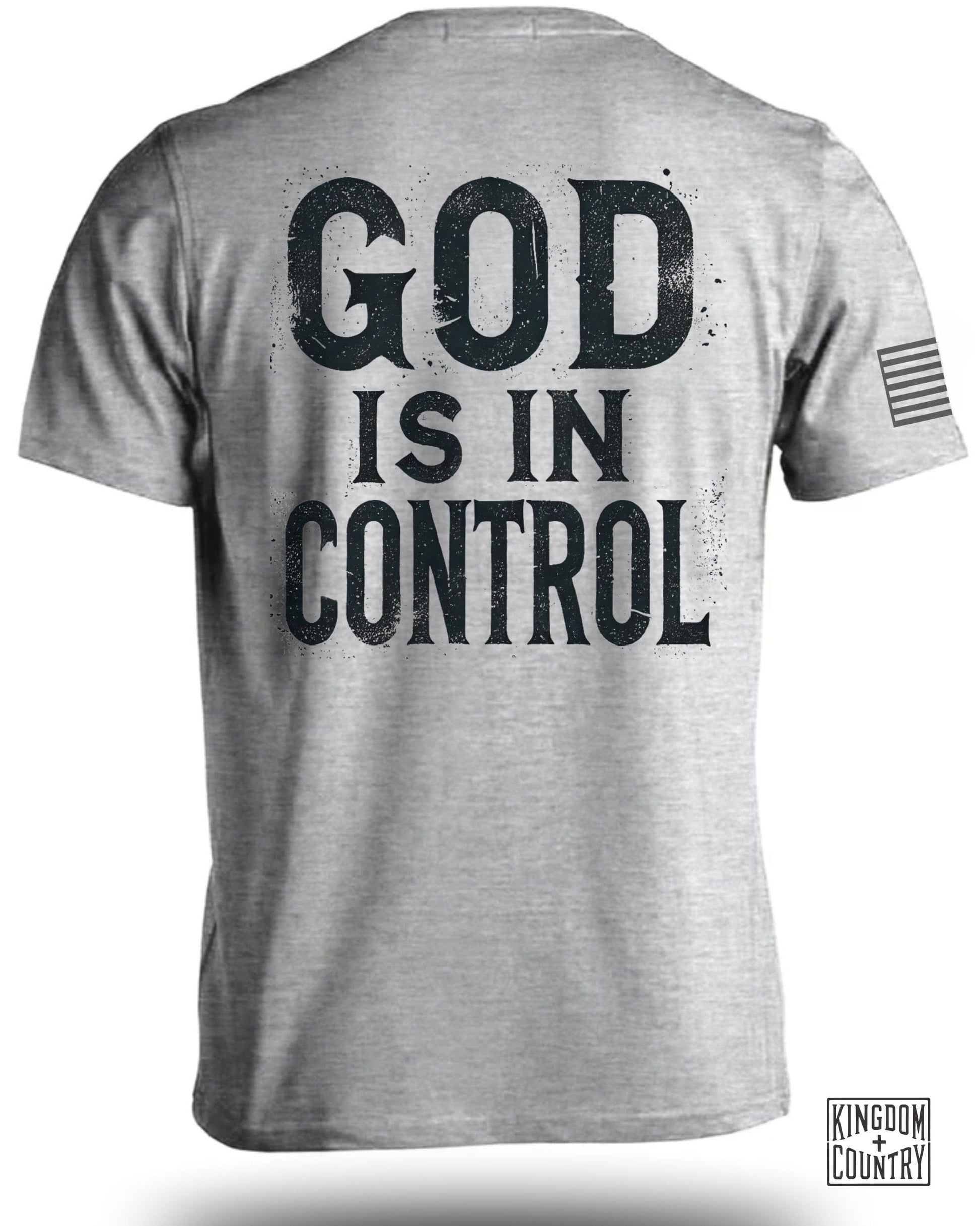 GOD IS IN CONTROL Print T Shirt product type