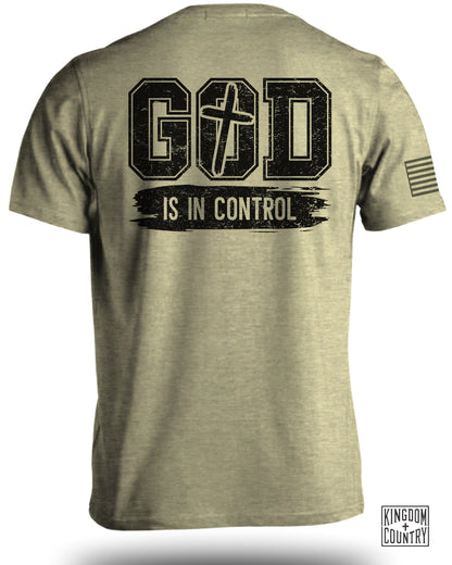 GOD IS IN CONTROL Kingdom Country shirt product