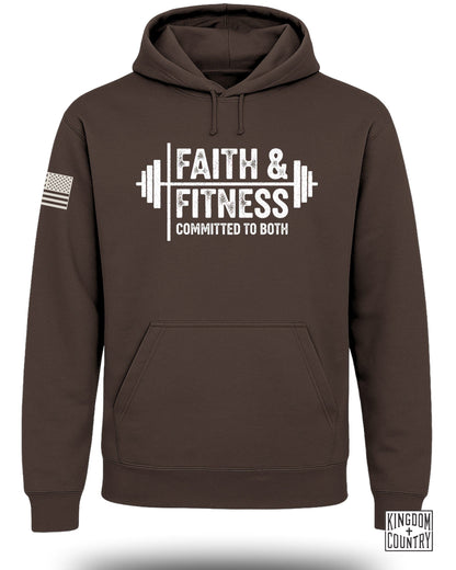 Faith & Fitness Committed to Both Hoodie