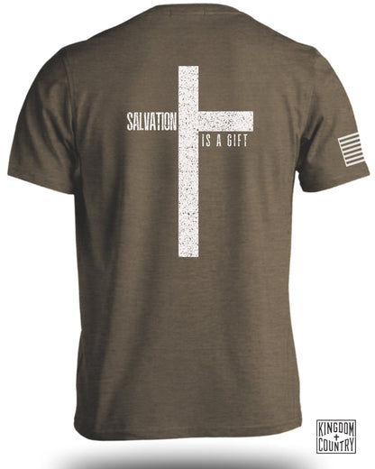 Salvation Is A Gift Cross Graphic T-shirt product type