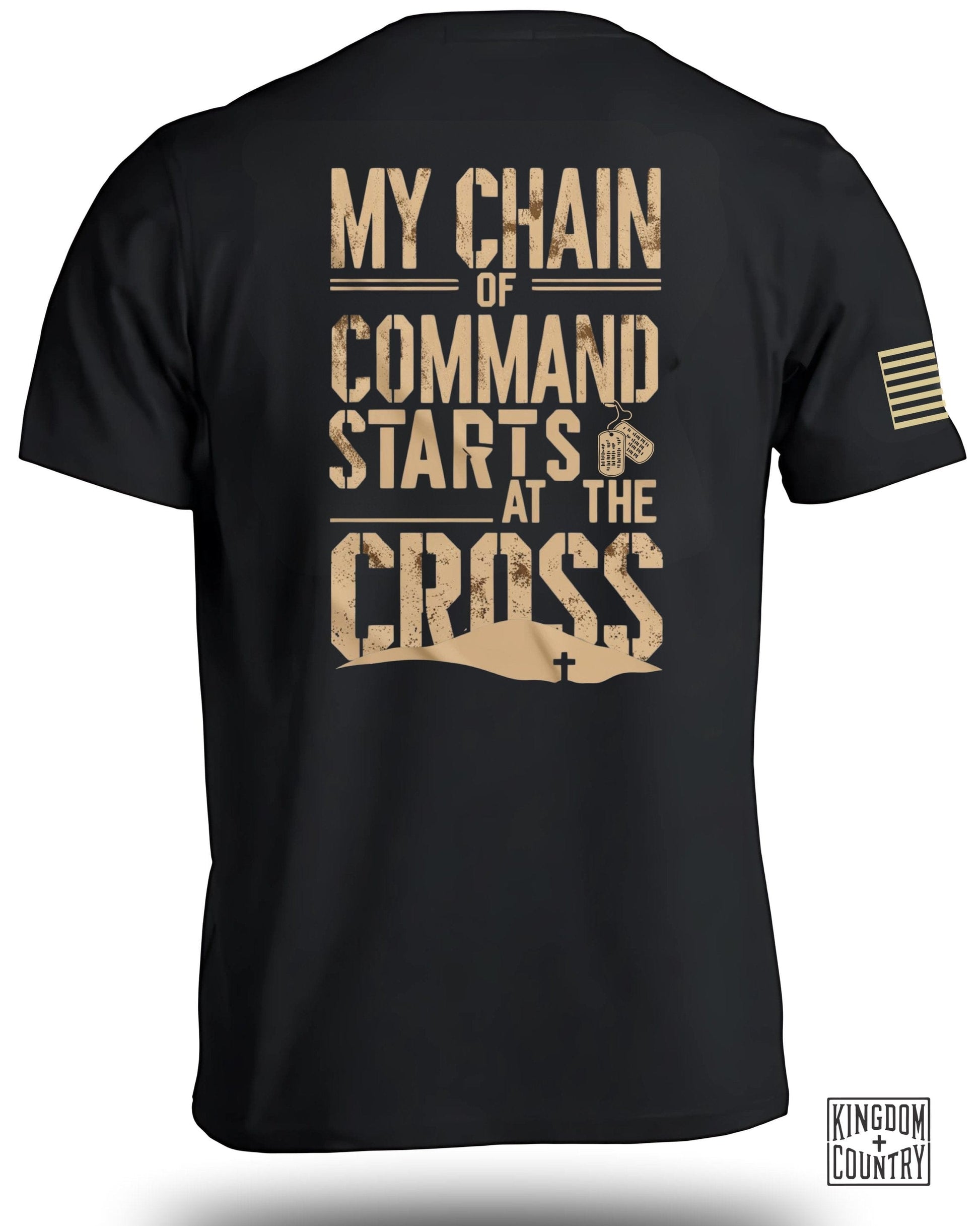 My Chain Of Command Starts At The Cross shirt product