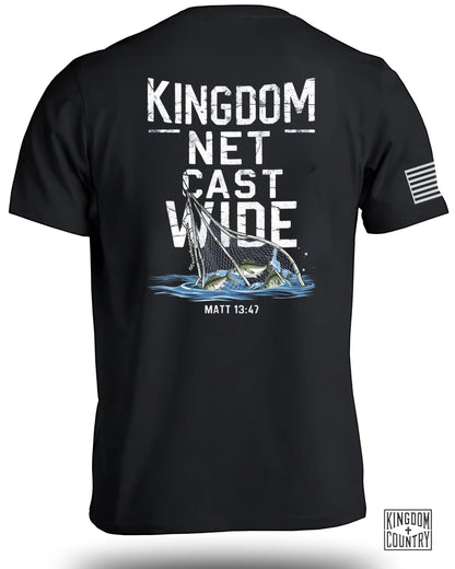 Kingdom Net Cast Wide Graphic Matt 13:47 T-Shirt product
