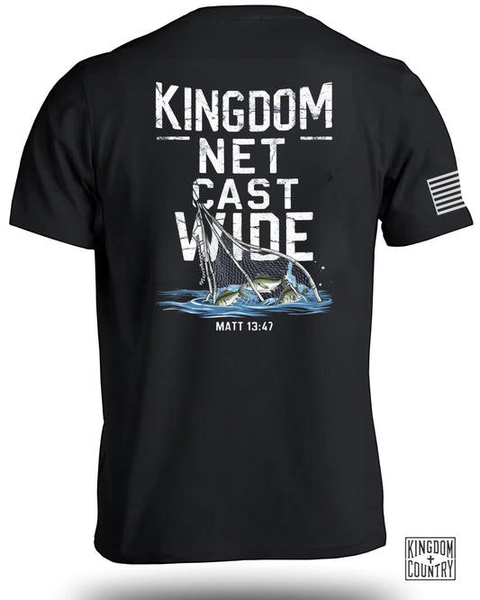 Kingdom Net Cast Wide Graphic Matt 13:47 T-Shirt product