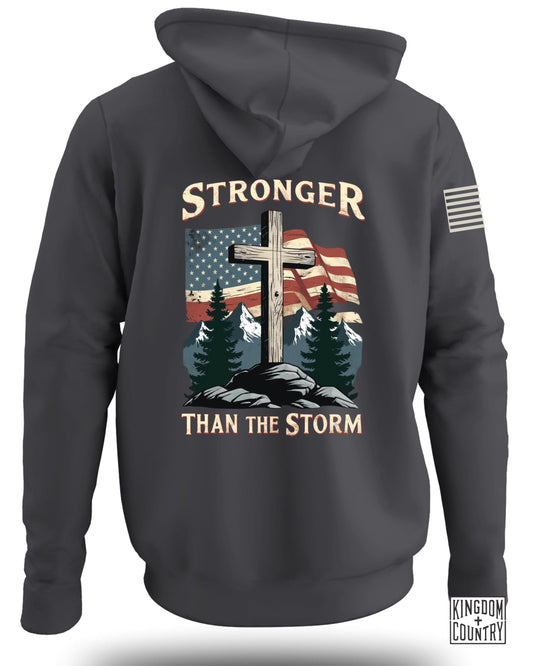 Stronger Than The Storm Graphic Hoodie product