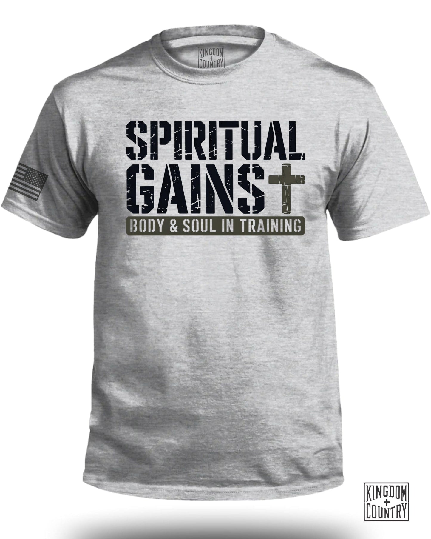 Spiritual Gains Body and Soul in Training T-shirt product type