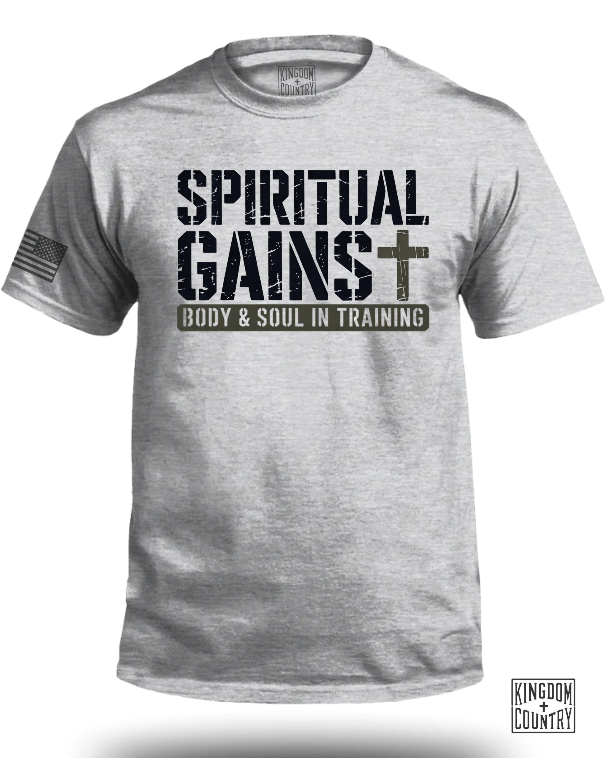Spiritual Gains Body and Soul in Training T-shirt product type