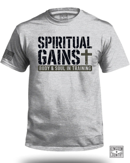 Spiritual Gains Body and Soul in Training T-shirt product type