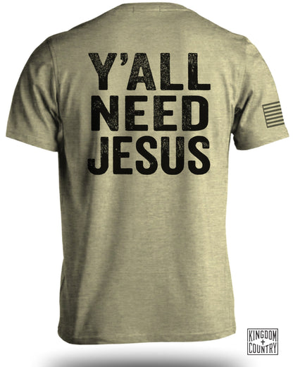 Y'all Need Jesus Kingdom Country Graphic Tee product