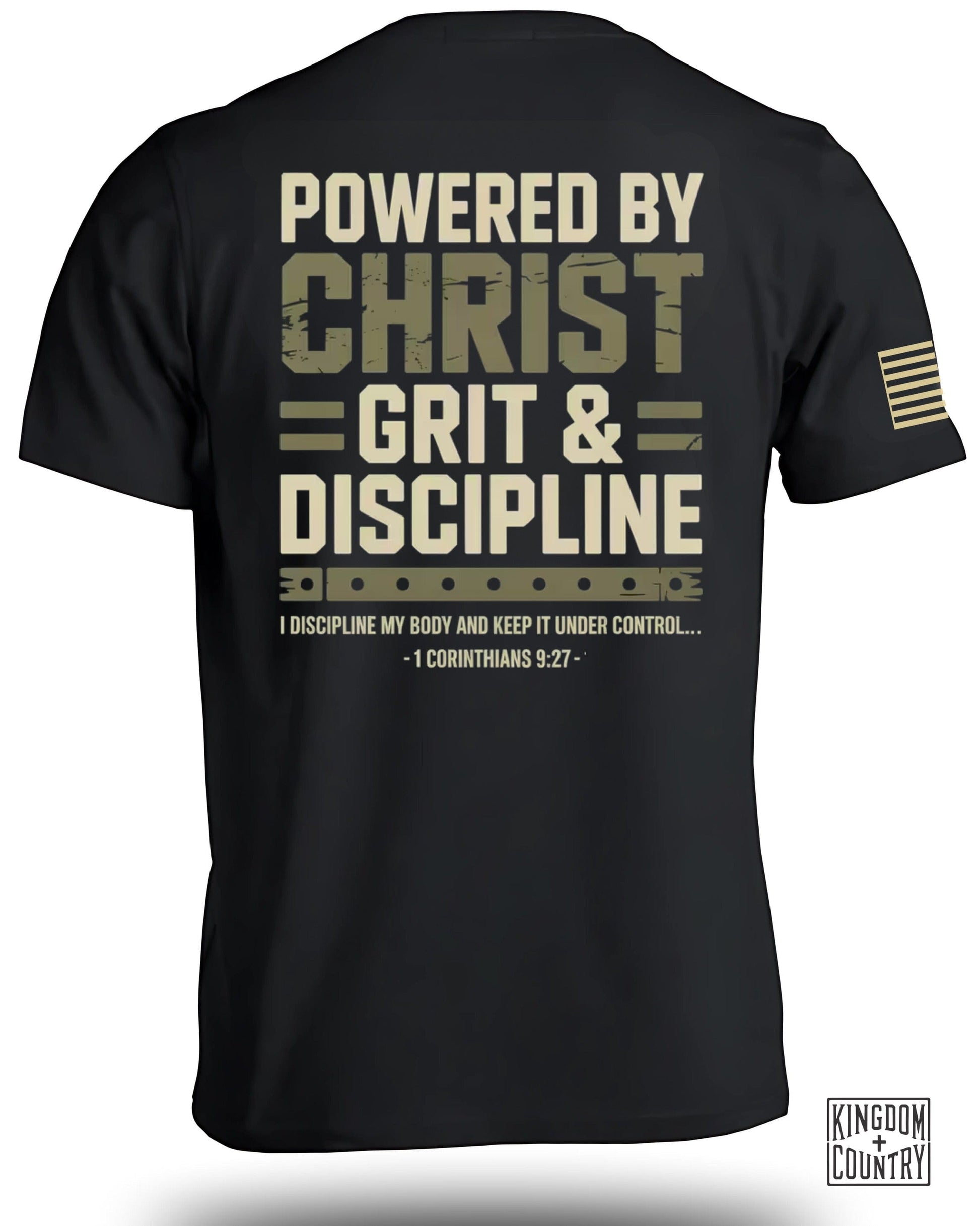 Powered By Christ Grit Discipline Shirt product type