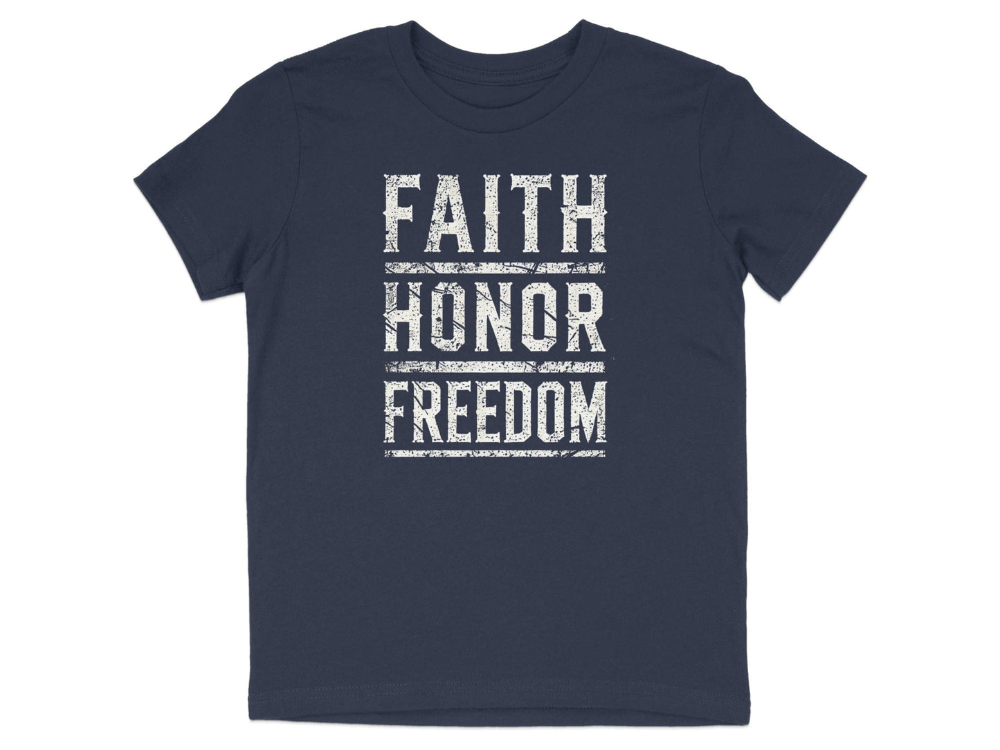 FAITH HONOR FREEDOM Statement T-Shirt