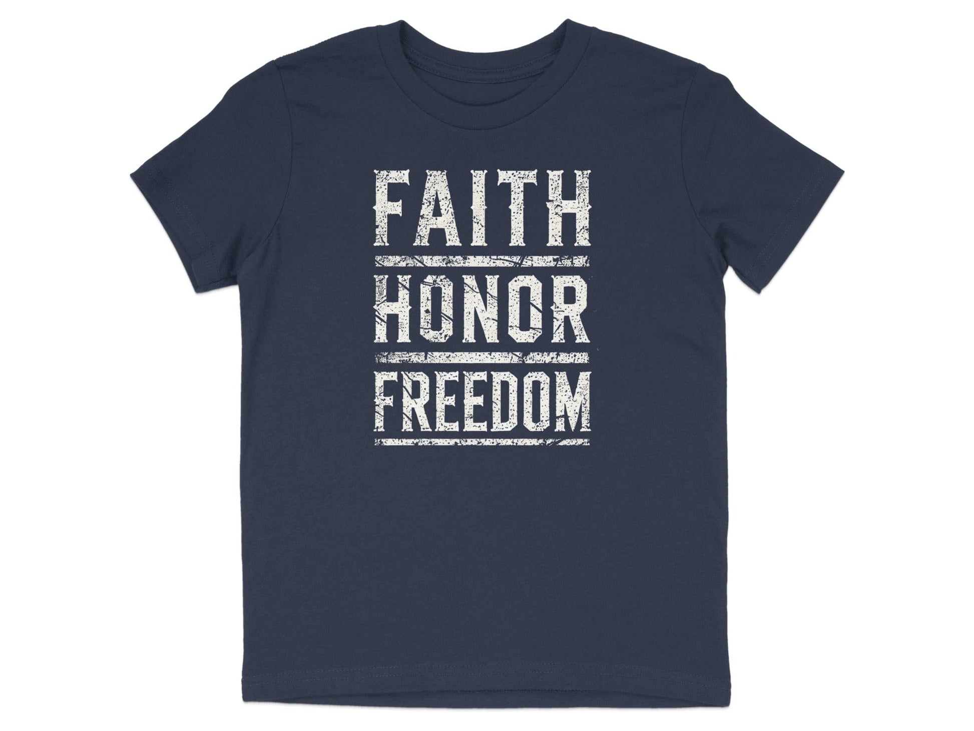 FAITH HONOR FREEDOM Statement T-Shirt