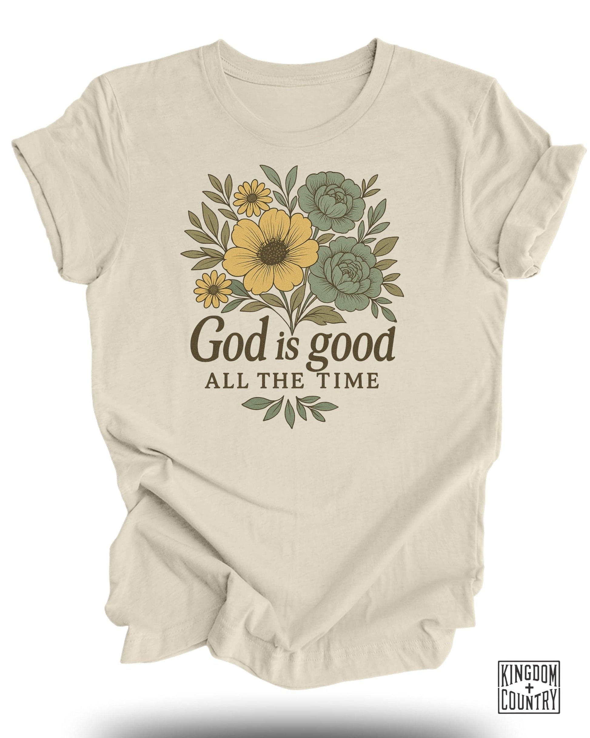 God is good all the time graphic T-Shirt product type