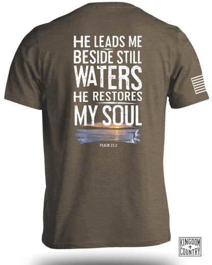He Leads Me Beside Still Waters Restores My Soul product