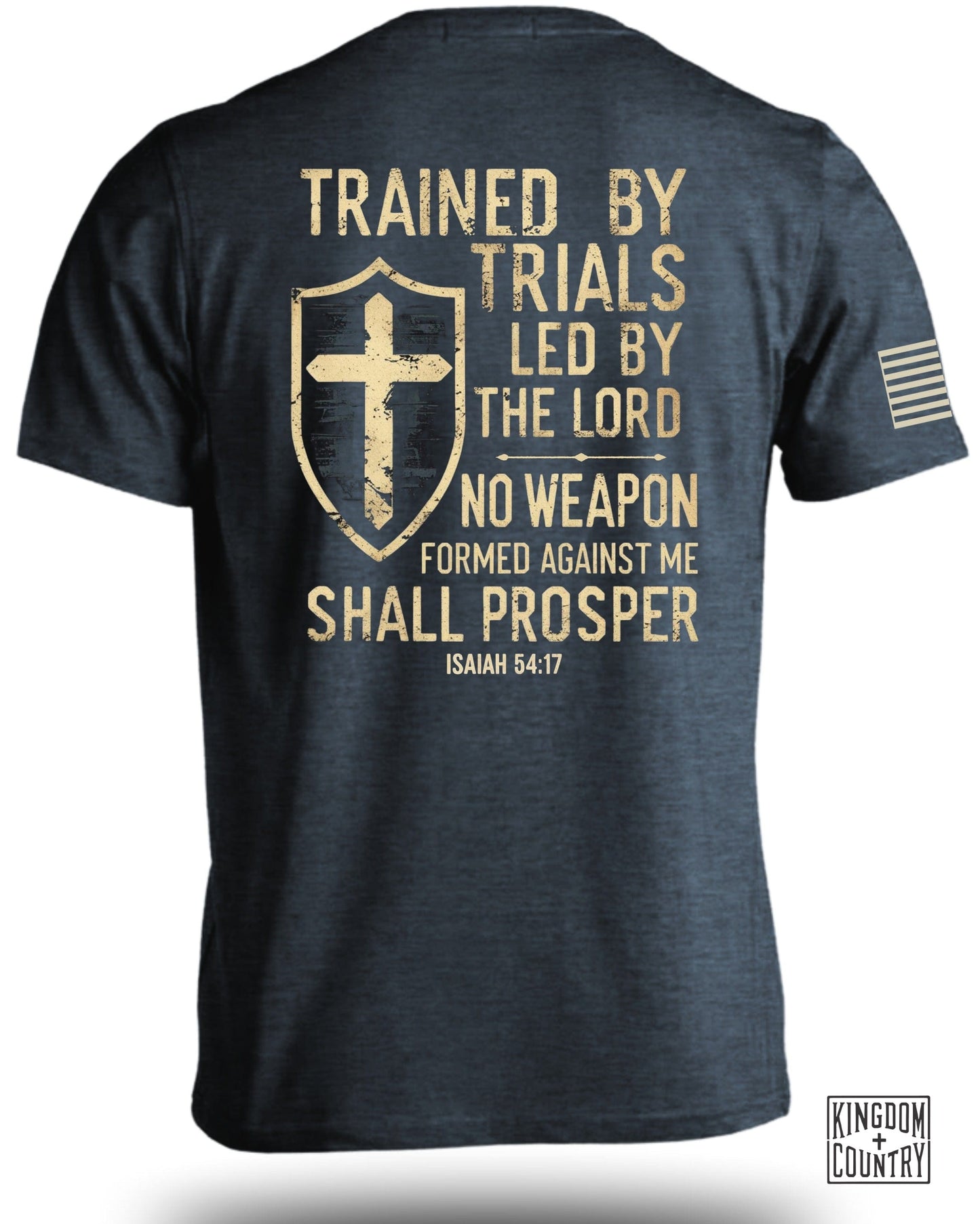 Trained by Trials Led by The Lord Graphic T-Shirt product type