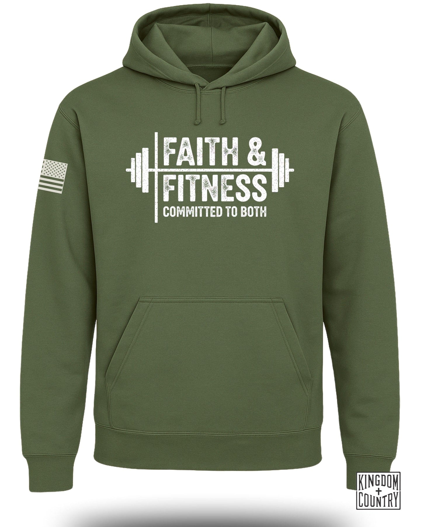 Faith and Fitness Committed to Both Hoodie