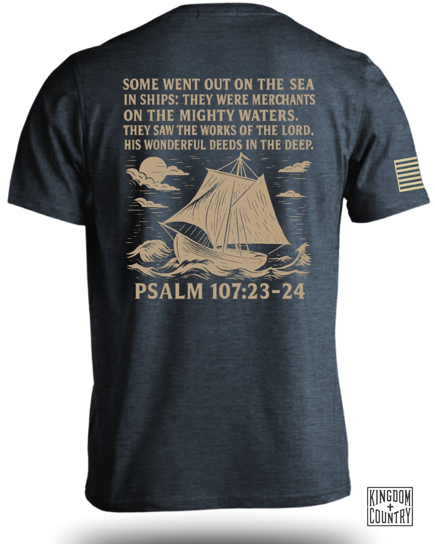 Psalm 107:23-24 Graphic Tee Shirt product