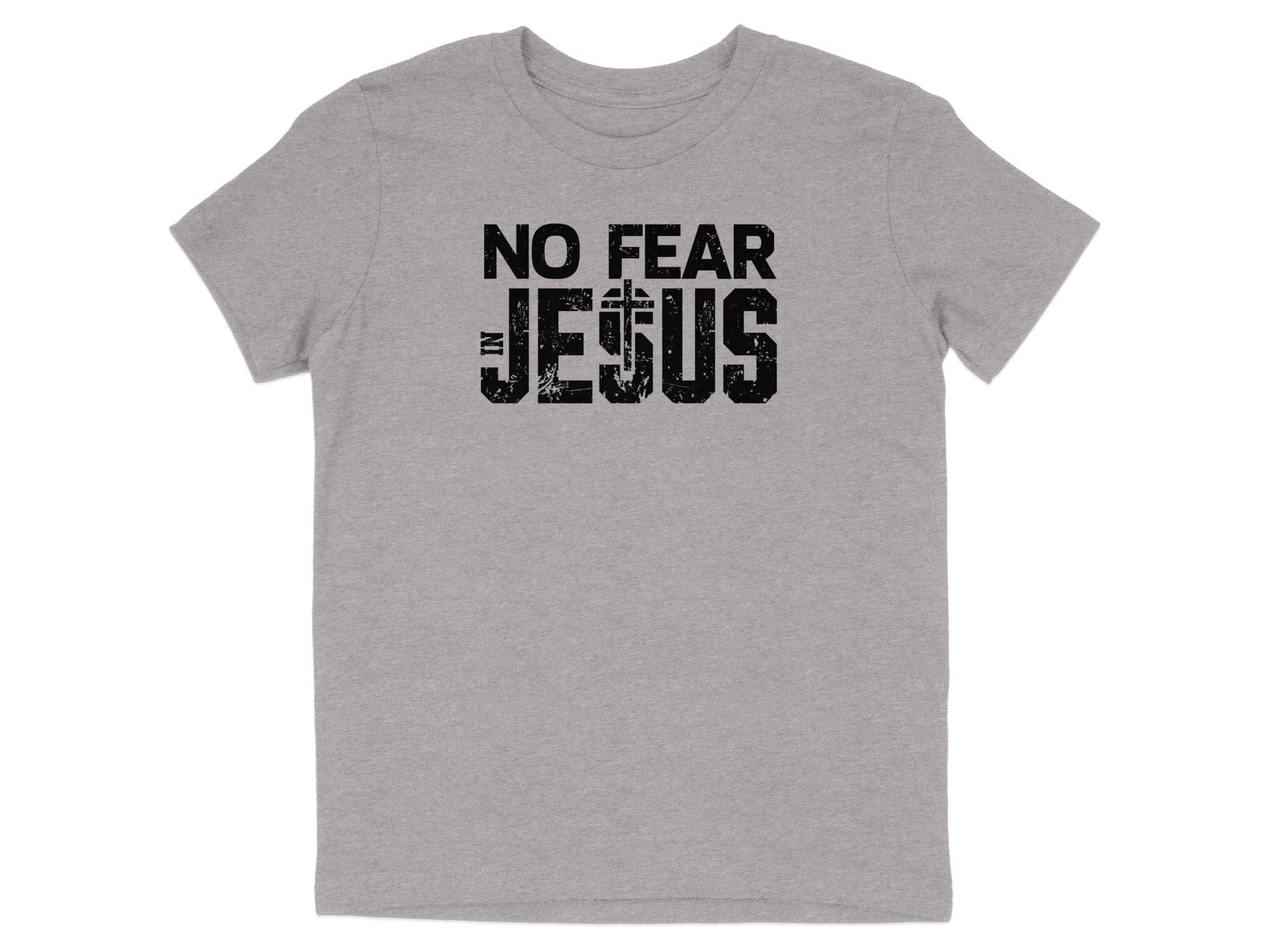 No Fear in Jesus Inspirational Graphic T-Shirt