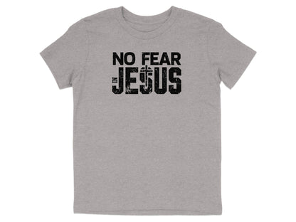 No Fear in Jesus Inspirational Graphic T-Shirt