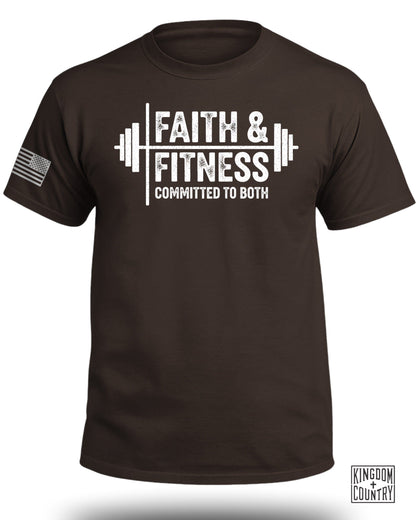 Faith & Fitness Committed to Both T-shirt product