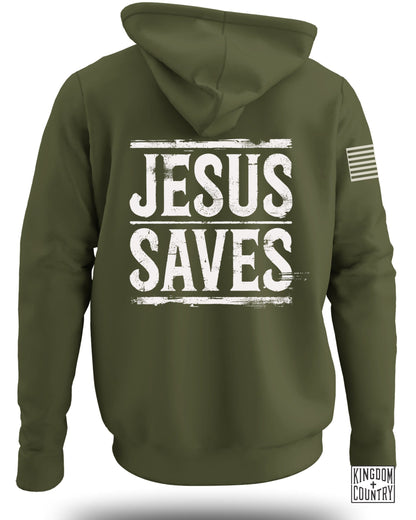 Jesus Saves Graphic Hoodie Stylish Christian product