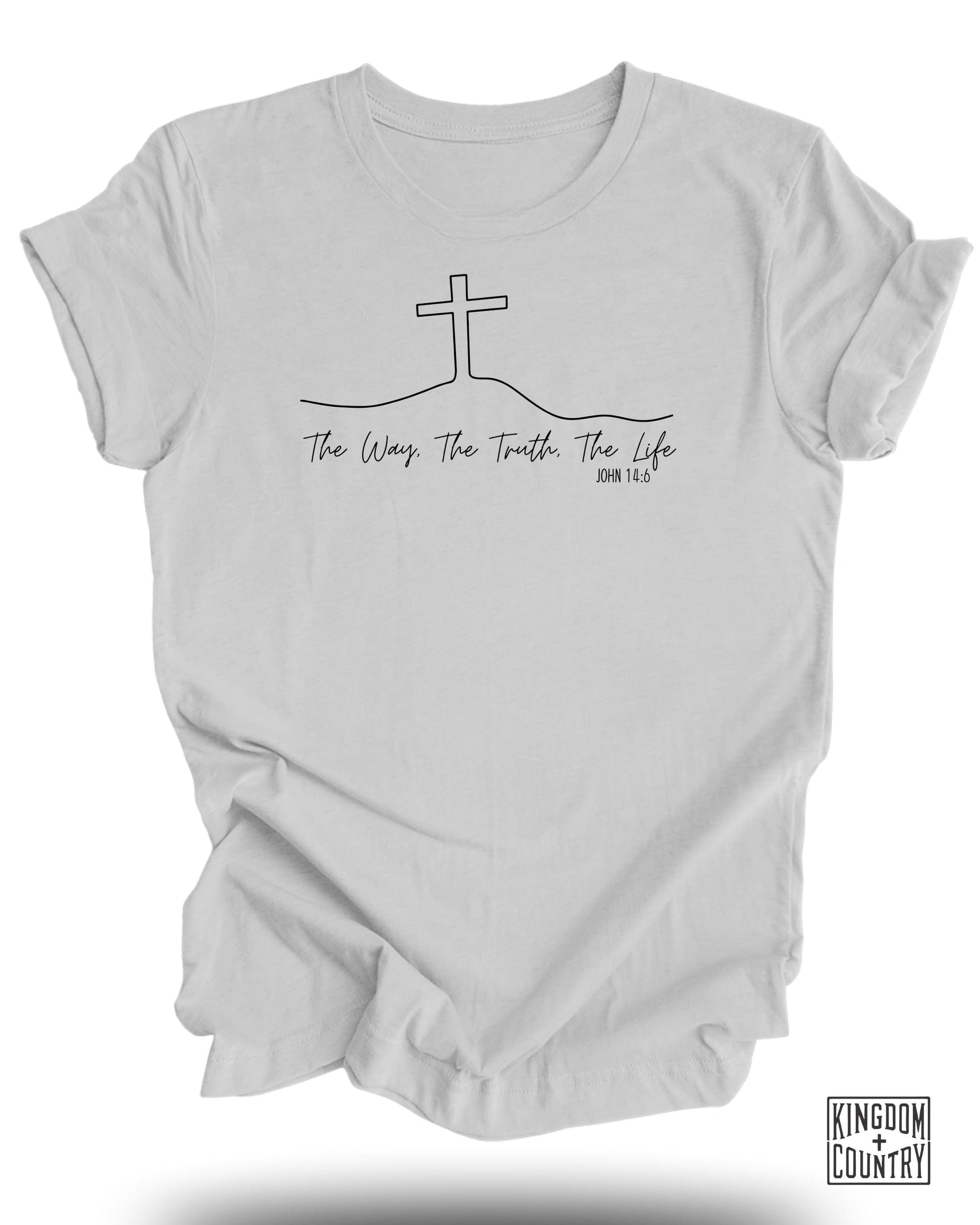 The Way The Truth The Life Cross T-Shirt product